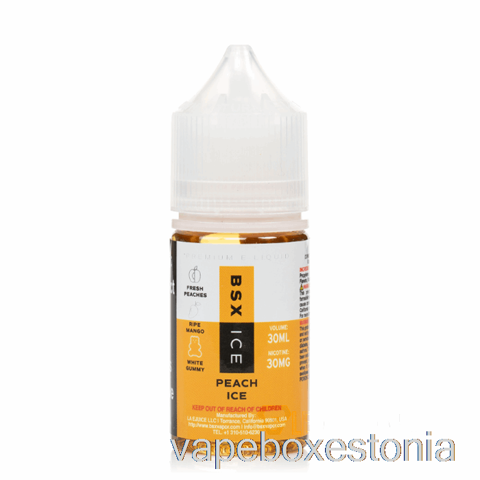 Vape Box Estonia Virsikujää - Bsx Soolasari - 30ml 30mg